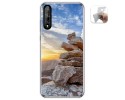 Funda Gel Tpu para Huawei P Smart S / Y8p diseño Sunset Dibujos