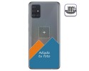 Personaliza tu Funda Gel Silicona Transparente con tu Fotografia para Samsung Galaxy A51 5G dibujo personalizada
