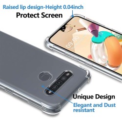 Funda Gel Tpu Anti-Shock Transparente para Lg K51s 2