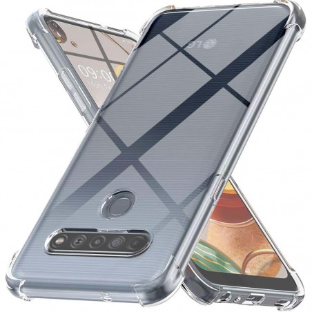 Funda Gel Tpu Anti-Shock Transparente para Lg K61
