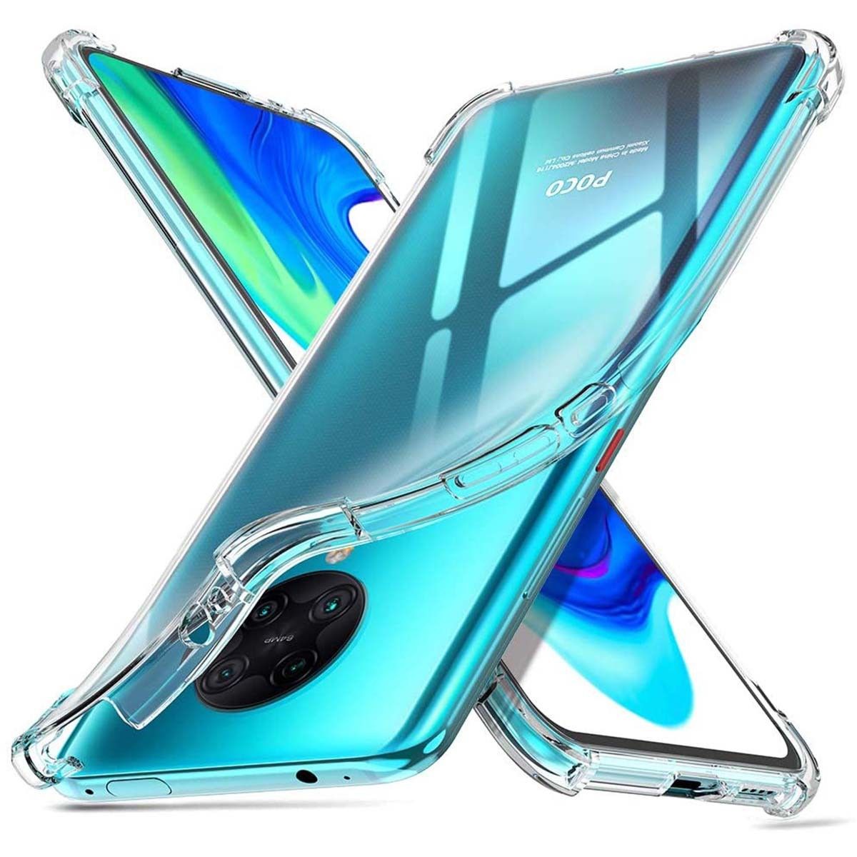 Funda Gel Tpu Anti-Shock Transparente para Xiaomi POCO F2 Pro