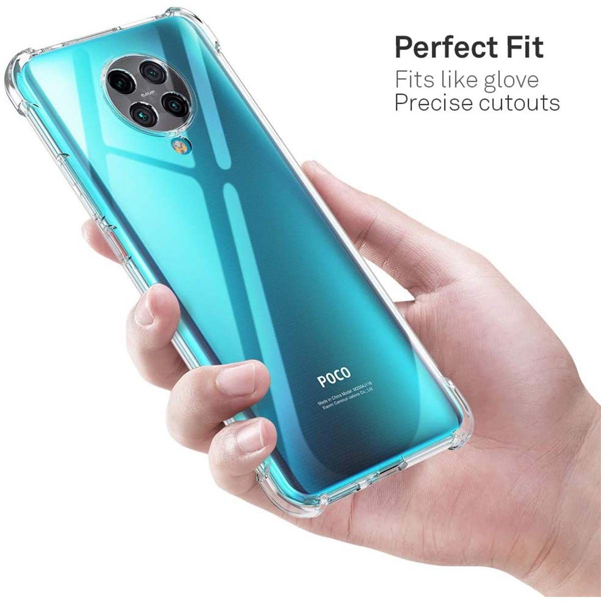 Funda Gel Tpu Anti-Shock Transparente para Xiaomi POCO F2 Pro