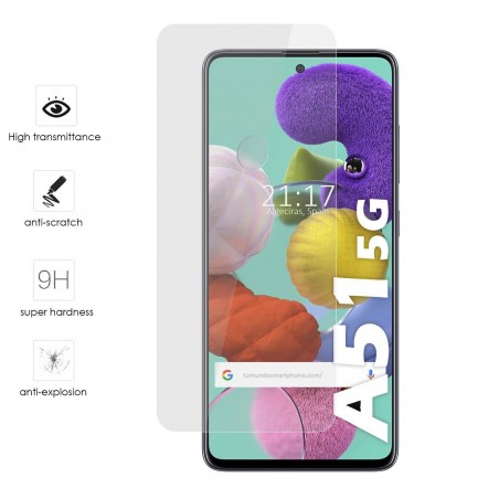 Protector Cristal Templado para Samsung Galaxy A51 5G Vidrio