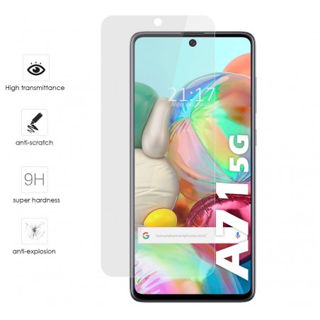 Protector Cristal Templado para Samsung Galaxy A71 5G Vidrio