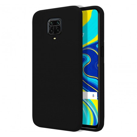 Funda Silicona Líquida Ultra Suave para Xiaomi Redmi Note 9S / Note 9 Pro color Negra