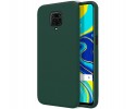 Funda Silicona Líquida Ultra Suave para Xiaomi Redmi Note 9S / Note 9 Pro color Verde Oscura