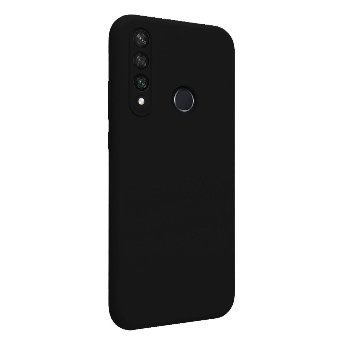 Funda Silicona Líquida Ultra Suave para Huawei Y6p color Negra