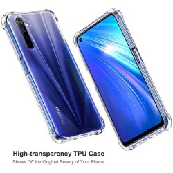 Funda Gel Tpu Anti-Shock Transparente para Realme 6 2
