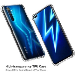Funda Gel Tpu Anti-Shock Transparente para Realme 6 Pro 2