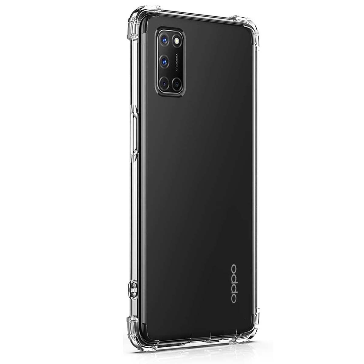Funda Gel Tpu Anti-Shock Transparente para Oppo A52 / A72