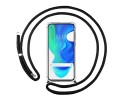 Funda Colgante Transparente para Xiaomi POCO F2 Pro con Cordon Negro