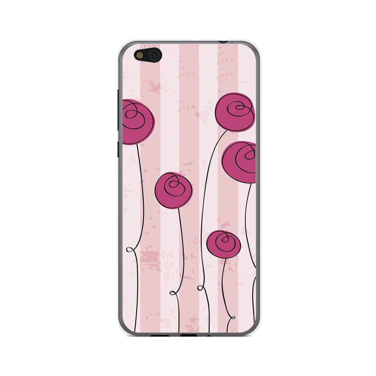 Funda Gel Tpu para Xiaomi Mi 5C Diseño Flores Vintage Dibujos