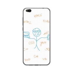 Funda Gel Tpu para Xiaomi Mi 5C Diseño Informatico Dibujos