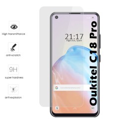 Protector Cristal Templado para Oukitel C18 Pro Vidrio