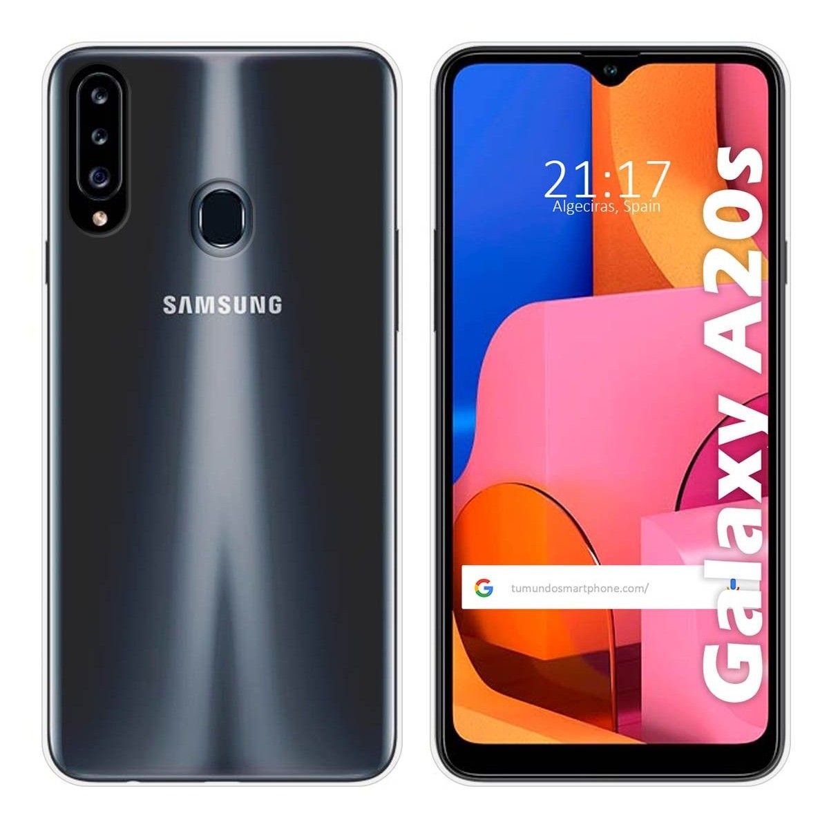 Funda Silicona Gel TPU Transparente para Samsung Galaxy A20s
