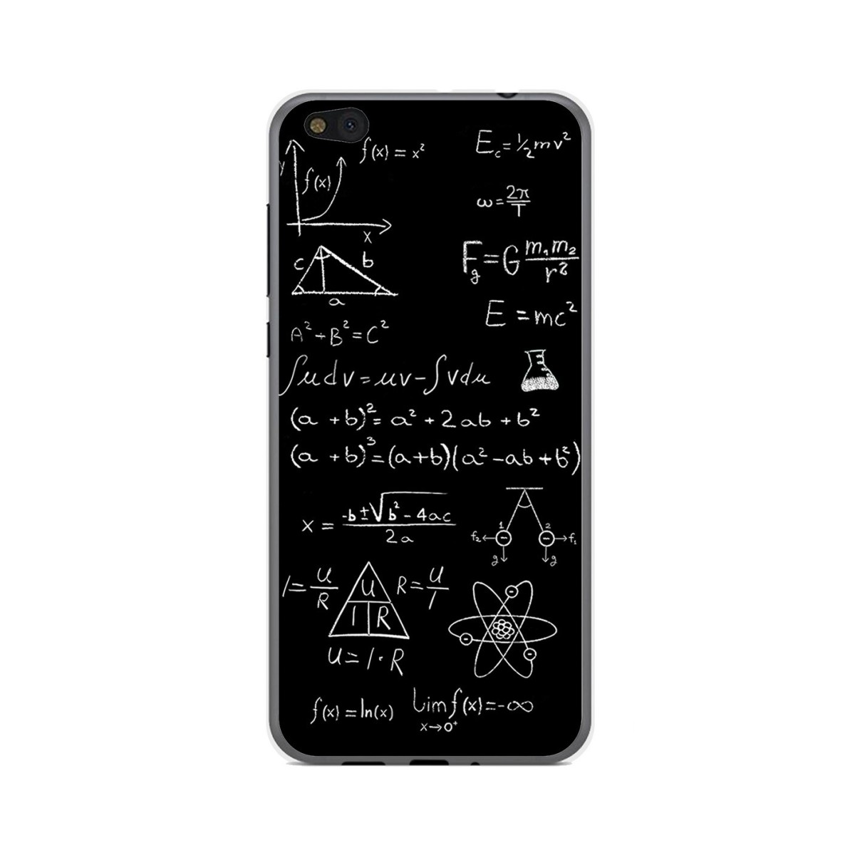 Funda Gel Tpu para Xiaomi Mi 5C Diseño Formulas Dibujos