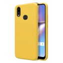 Funda Silicona Líquida Ultra Suave para Samsung Galaxy A10s color Amarilla