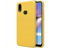 Funda Silicona Líquida Ultra Suave para Samsung Galaxy A10s color Amarilla