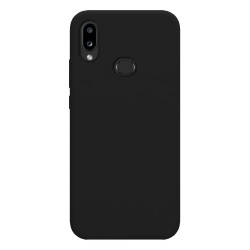 Funda Silicona Líquida Ultra Suave para Samsung Galaxy A10s color Negra 2