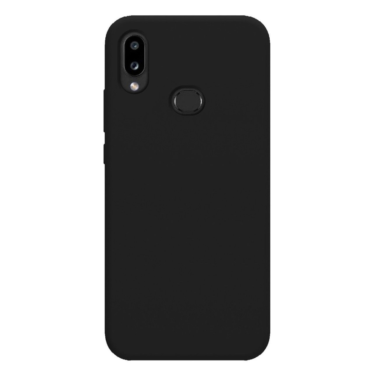 Funda Silicona Líquida Ultra Suave para Samsung Galaxy A10s color Negra