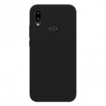 Funda Silicona Líquida Ultra Suave para Samsung Galaxy A10s color Negra