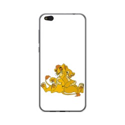 Funda Gel Tpu para Xiaomi Mi 5C Diseño Leones Dibujos