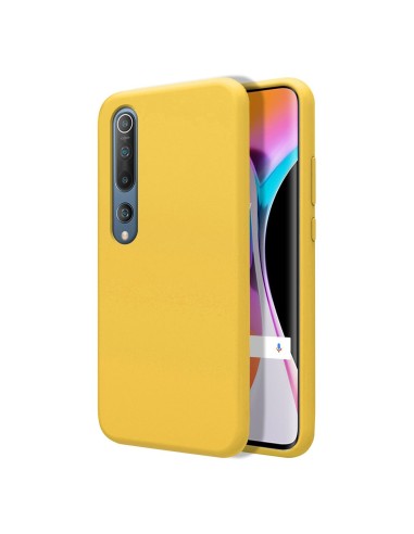 Funda Silicona Líquida Ultra Suave para Xiaomi Mi 10 / Mi 10 Pro color Amarilla