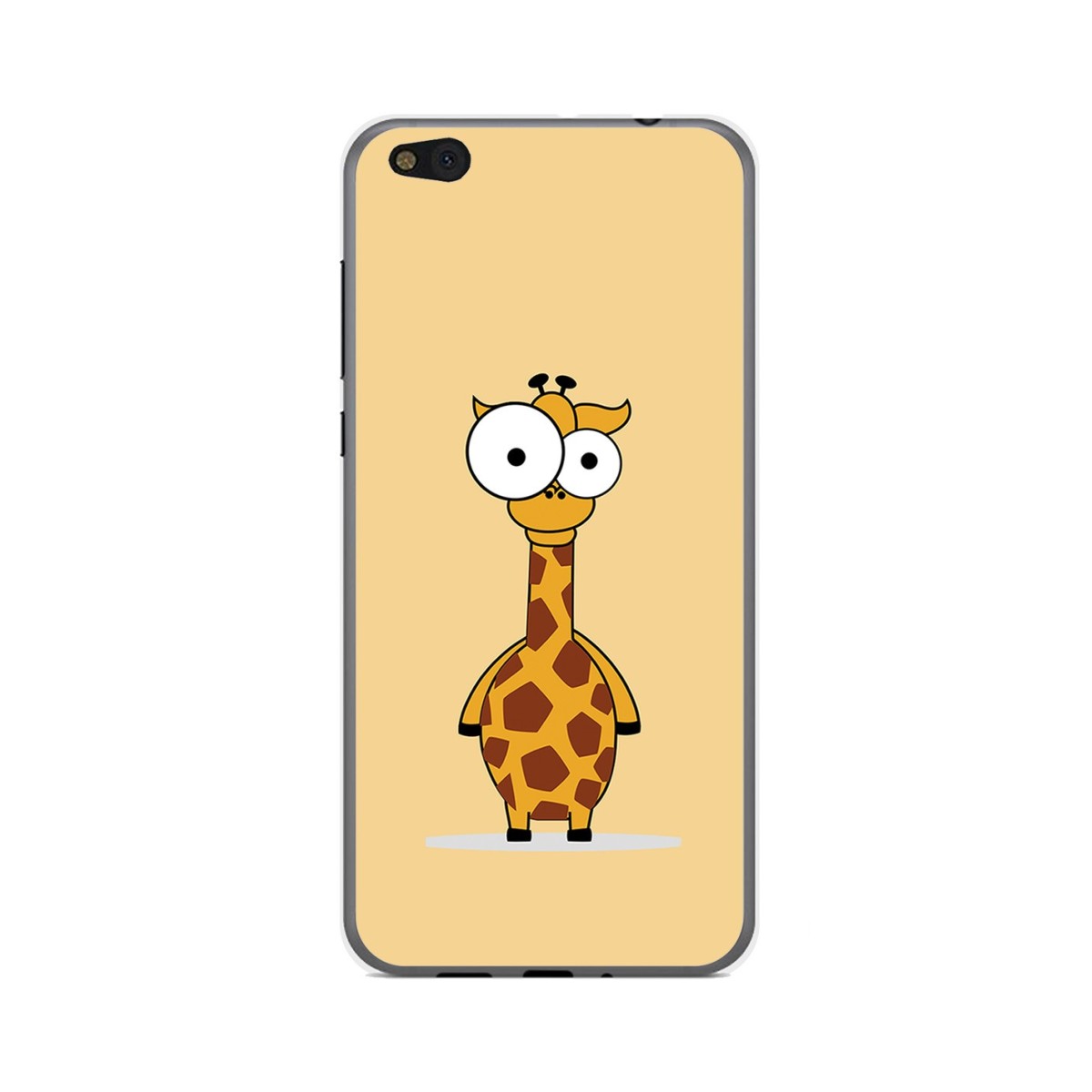 Funda Gel Tpu para Xiaomi Mi 5C Diseño Jirafa Dibujos