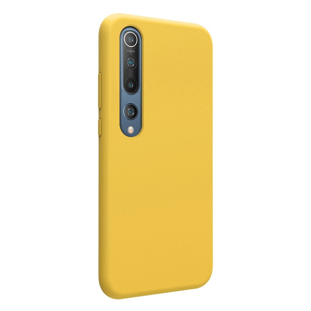 Funda Silicona Líquida Ultra Suave para Xiaomi Mi 10 / Mi 10 Pro color Amarilla