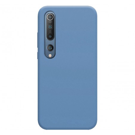 Funda Silicona Líquida Ultra Suave para Xiaomi Mi 10 / Mi 10 Pro color Azul Celeste