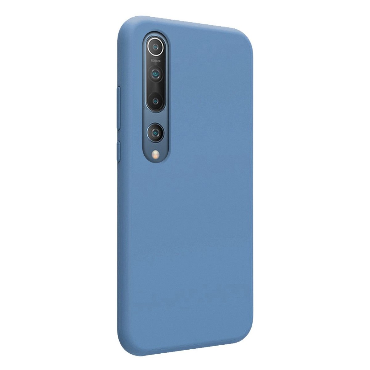 Funda Silicona Líquida Ultra Suave para Xiaomi Mi 10 / Mi 10 Pro color Azul Celeste