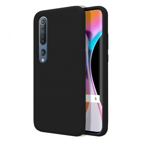 Funda Silicona Líquida Ultra Suave para Xiaomi Mi 10 / Mi 10 Pro color Negra