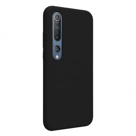 Funda Silicona Líquida Ultra Suave para Xiaomi Mi 10 / Mi 10 Pro color Negra