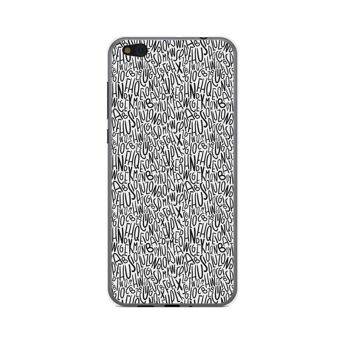 Funda Gel Tpu para Xiaomi Mi 5C Diseño Letras Dibujos