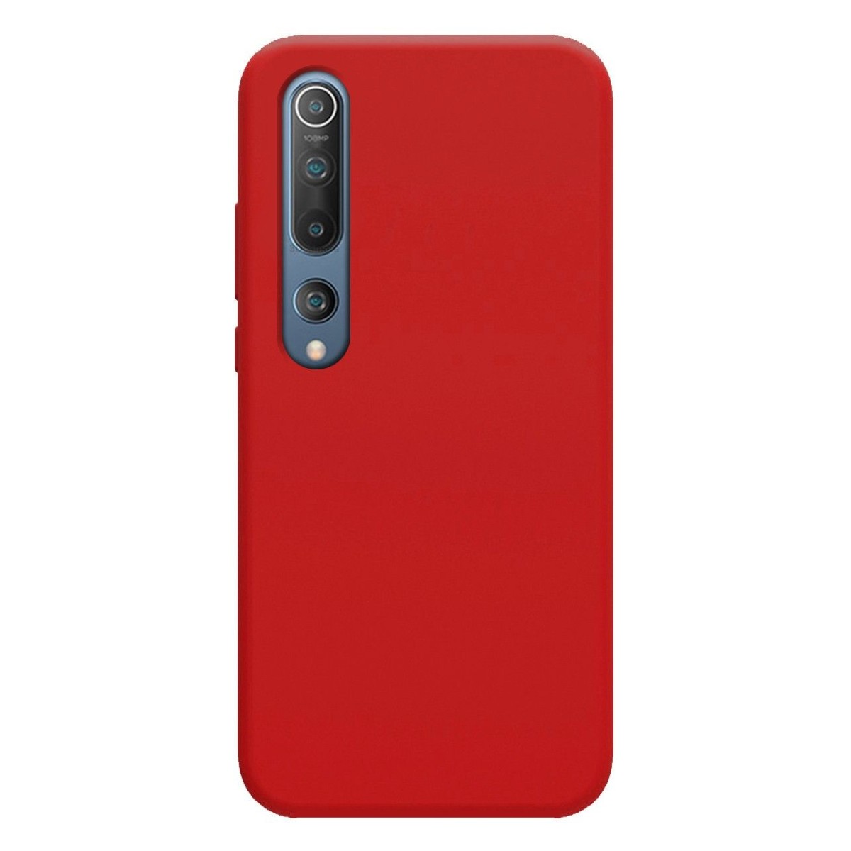 Funda Silicona Líquida Ultra Suave para Xiaomi Mi 10 / Mi 10 Pro color Roja
