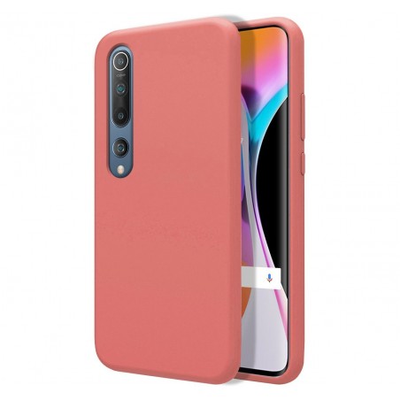 Funda Silicona Líquida Ultra Suave para Xiaomi Mi 10 / Mi 10 Pro color Rosa
