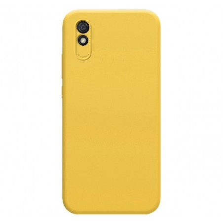 Funda Silicona Líquida Ultra Suave para Xiaomi Redmi 9A / 9AT color Amarilla