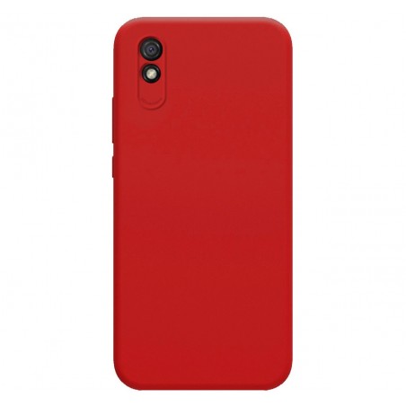 Funda Silicona Líquida Ultra Suave para Xiaomi Redmi 9A / 9AT color Roja