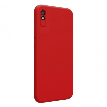 Funda Silicona Líquida Ultra Suave para Xiaomi Redmi 9A / 9AT color Roja