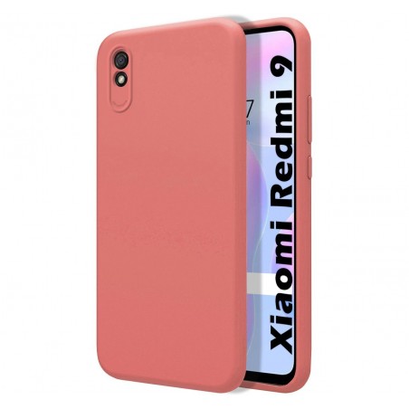 Funda Silicona Líquida Ultra Suave para Xiaomi Redmi 9A / 9AT color Rosa