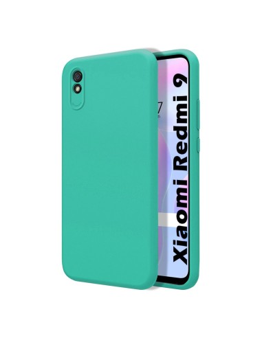 Funda Silicona Líquida Ultra Suave para Xiaomi Redmi 9A / 9AT color Verde