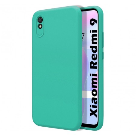 Funda Silicona Líquida Ultra Suave para Xiaomi Redmi 9A / 9AT color Verde