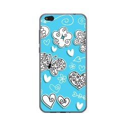 Funda Gel Tpu para Xiaomi Mi 5C Diseño Mariposas Dibujos
