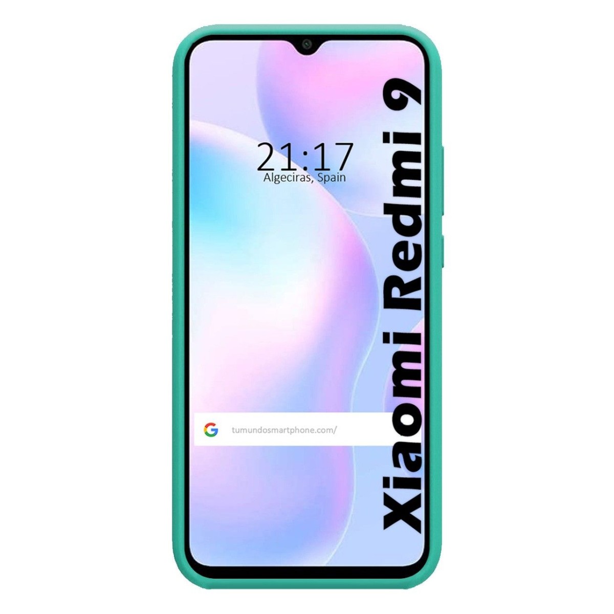 Funda Silicona Líquida Ultra Suave para Xiaomi Redmi 9A / 9AT color Verde