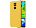 Funda Silicona Líquida Ultra Suave para Xiaomi Redmi Note 9 color Amarilla