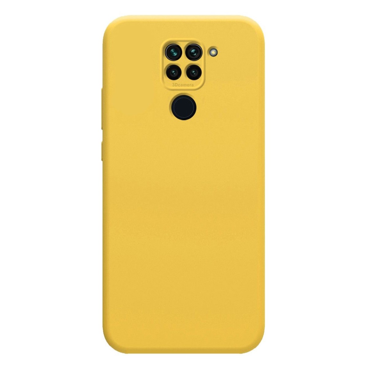 Funda Silicona Líquida Ultra Suave para Xiaomi Redmi Note 9 color Amarilla