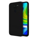Funda Silicona Líquida Ultra Suave para Xiaomi Redmi Note 9 color Negra
