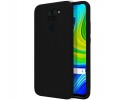 Funda Silicona Líquida Ultra Suave para Xiaomi Redmi Note 9 color Negra