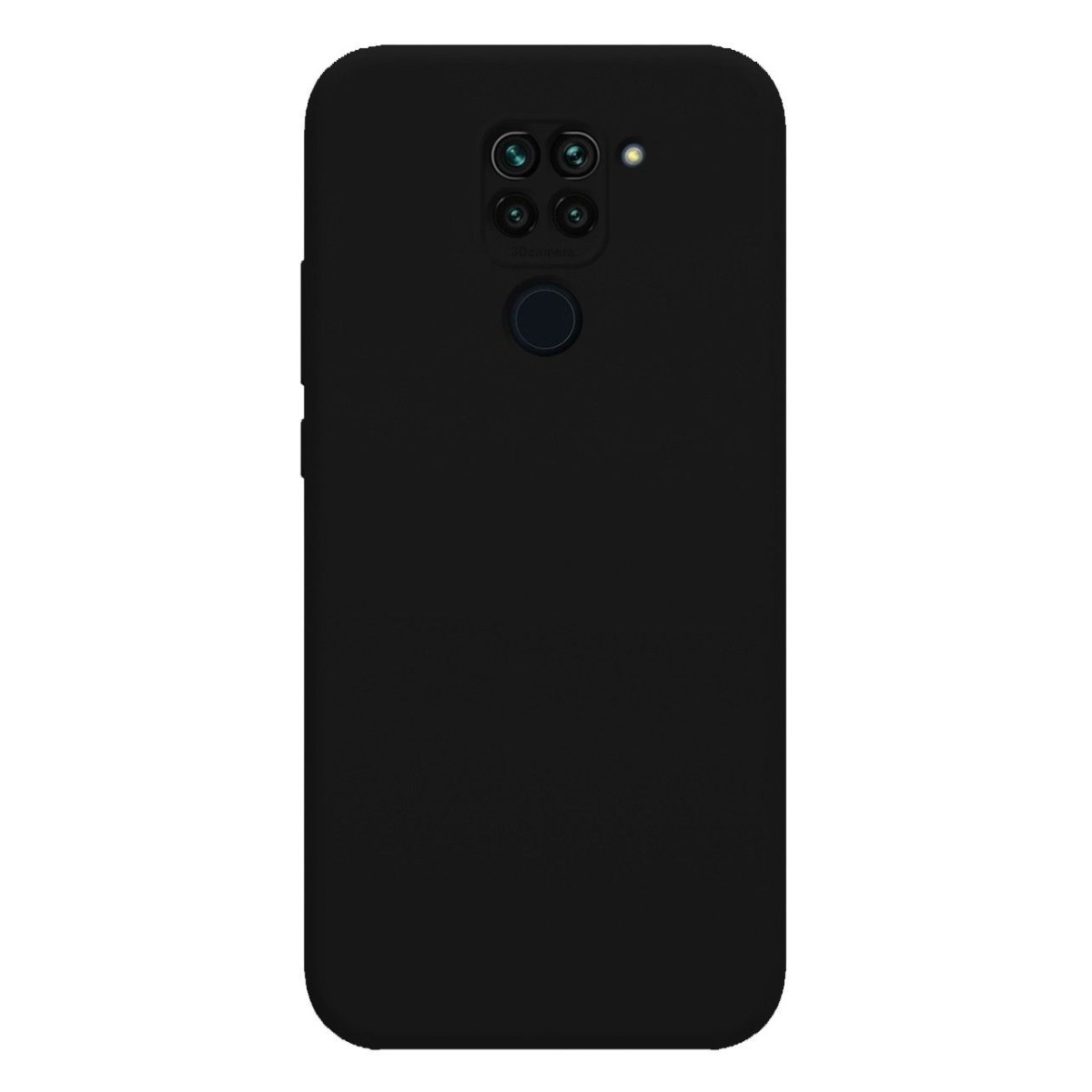 Funda Silicona Líquida Ultra Suave para Xiaomi Redmi Note 9 color Negra