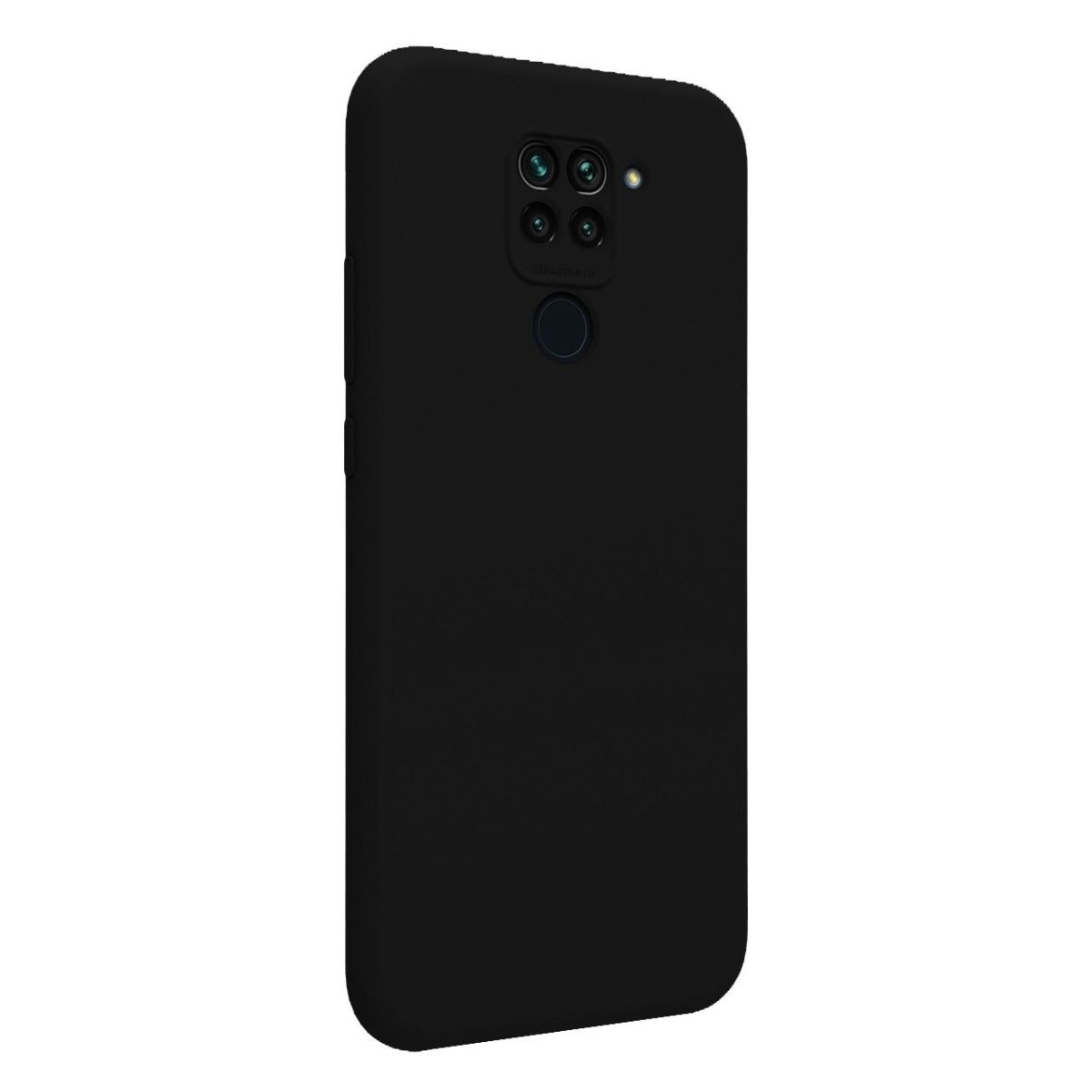 Funda Silicona Líquida Ultra Suave para Xiaomi Redmi Note 9 color Negra